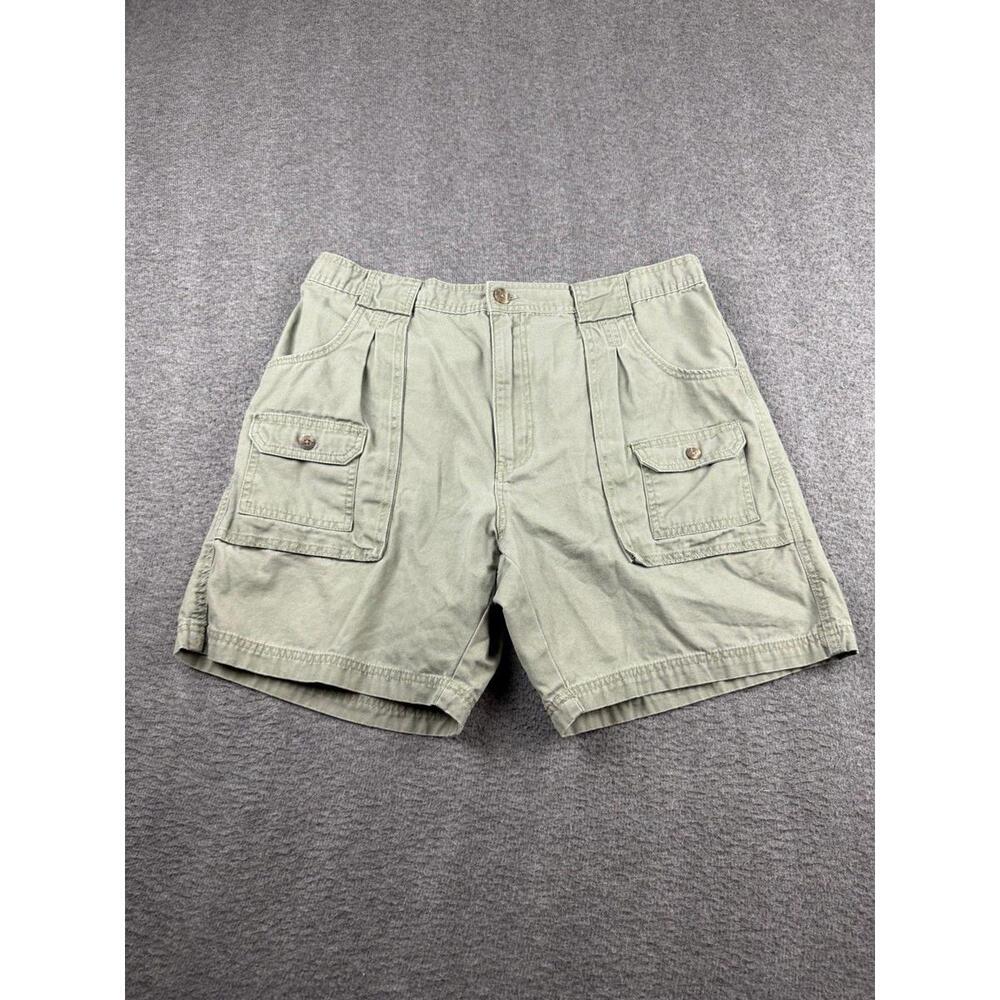 RedHead Men's Size 40‎ Cargo Shorts Green Cotton Outdoor Hiking Utility